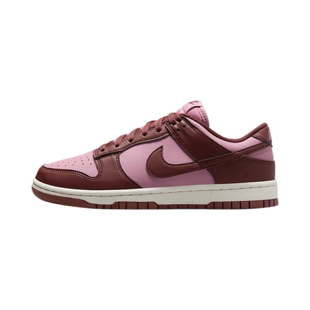 Nike Womens Dunk Low Next Nature Sneakers White Pink 6.5 Medium