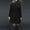 Black, variant on AOOCHASLIY Women Coat Women's Solid Color Lapel Pocket Button Long Woolen Coat Jacket Cardigan Jacket