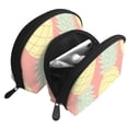 thumbnail image 3 of YFYANG 2 Piece Women's Portable Makeup Bags, Lovely Watercolor Pineapple Clutch Travel Toilet Bags Cosmetic Organizer, 3 of 7