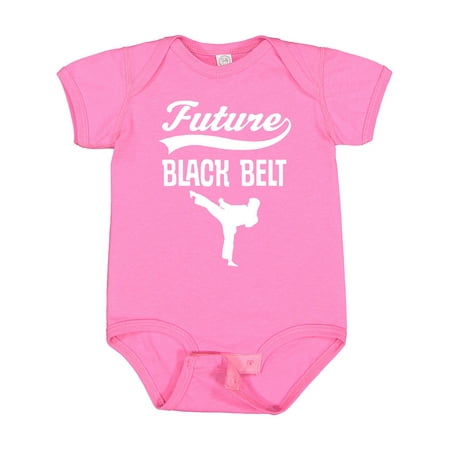 

Inktastic Martial Arts Future Black Belt Karate Gift Baby Boy or Baby Girl Bodysuit