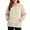 (New26)Beige, variant on ThriftyPlait Womens Hoodies Quarter Zip Pullover Sweatshirt Long Sleeve Zipper Kangaroo Pocket Drawstring Hood Loose Fall Casual Outerwear