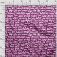 thumbnail image 3 of oneOone Rayon Purple Fabric Text Craft Projects Decor Fabric Printed By The Yard 56 Inch Wide-1R, 3 of 5