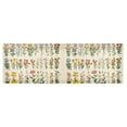 thumbnail image 6 of Yayeee Kitchen Valance Rod Pocket 54" x 18" Living Room Window Curtain, Beige Wildflowers, 6 of 6