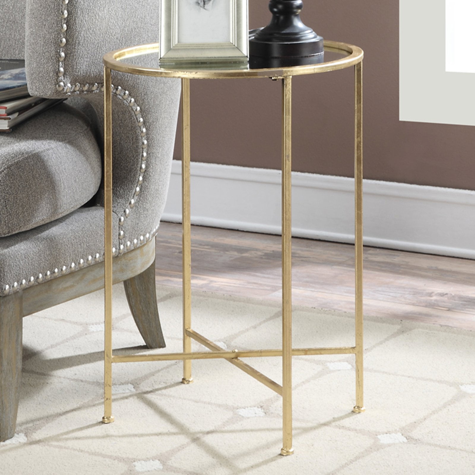 Convenience Concepts Gold Coast Julia Mirrored End Table Convenience Concepts Gold Coast Julia Mirrored End Table Com