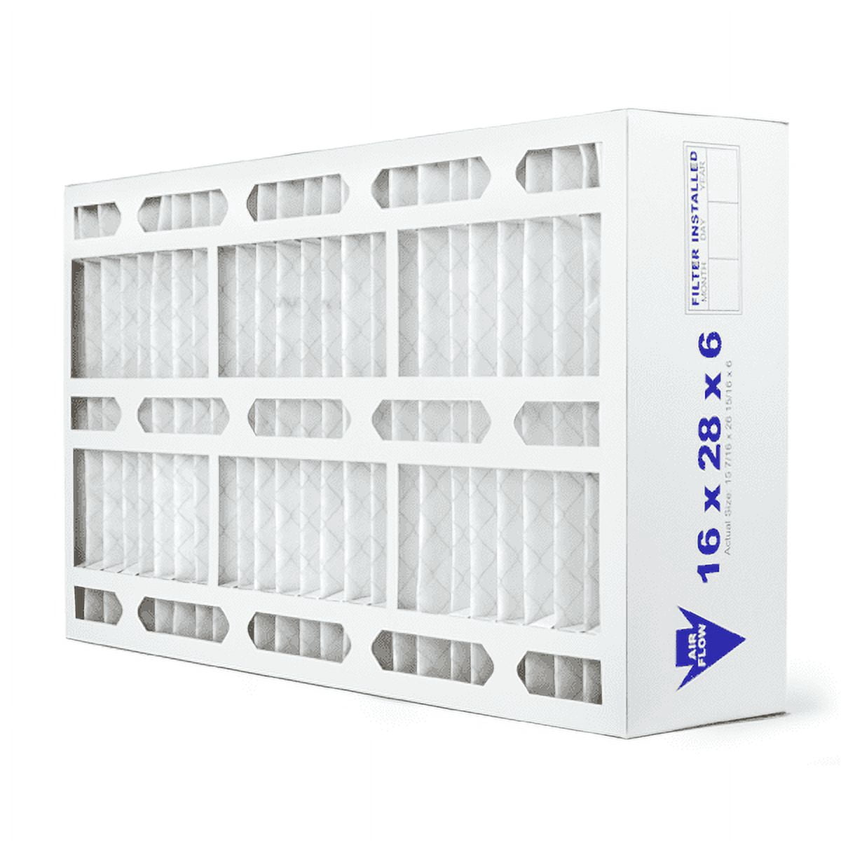 AIRx Filters 16x28x6 MERV 13 HVAC AC Furnace Air Filter Replacement for Aprilaire Space-Gard 401, Health 2-Pack, Made in the USA