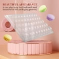 thumbnail image 4 of Clear PET Closeable French Macaron Storage Trays - Holds 50 Macarons Per Set - Pack of 4Sets, 4 of 7