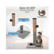 thumbnail image 3 of Rascador Poste Para Gatos De Piso Con Sisal Antiestres Belug Gris, 3 of 5