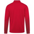 thumbnail image 3 of Men's Levelwear Red Montreal Canadiens Heron Insignia Core Quarter-Zip Jacket, 3 of 3