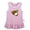 Pink Sleeveless Dresses #A, variant on Fruit Coconut Pattern Dresses For Baby, Newborn Babies Skirts, Infant Princess Dress, 0-24M Kids Graphic Clothes (Pink Sleeveless Dresses, 0-6 Months)