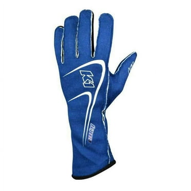 K1 RaceGear Track 1 Gloves, Nomex, Blue - XL 23-TR1-B-XL
