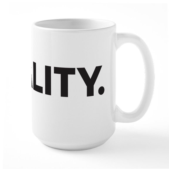 CafePress - Equality Large Mug - 15 oz Ceramic Large White Novelty Mug