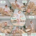 thumbnail image 5 of Goodevas Montessori Wooden Climbing Set 5-in-1 for Toddlers, 5 of 7