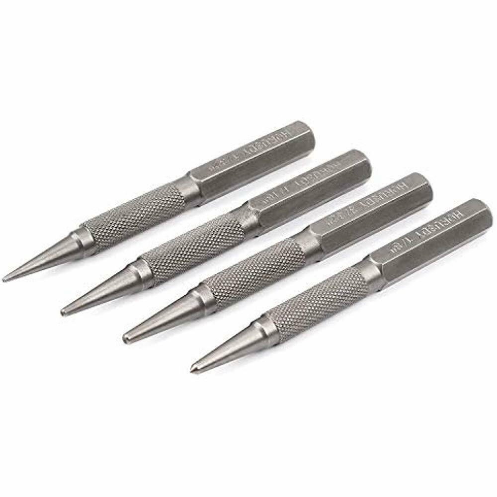 4Piece Nail Setter Punch And Center Hand Tools Home Improvement