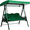 green, variant on MISSMILE 3 Seat Patio Swing Canopy Replacement 75"X47",Waterproof Uv Resistant Outdoor Swing Top Cover with Easy Install for Porch Backyard Garden(Navy-Thin-A01)
