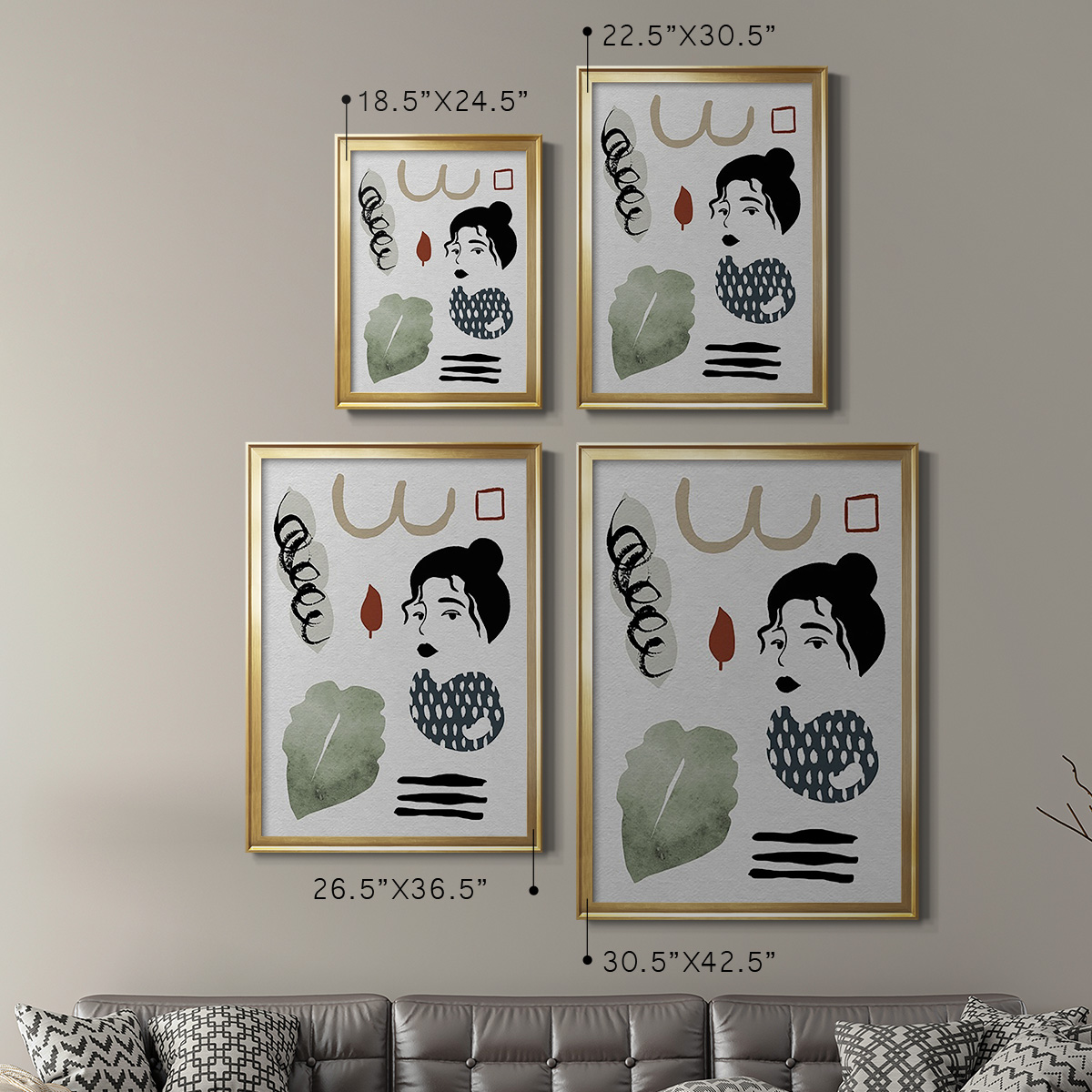 Collected Mindfulness IV Premium Framed Print, in Gold, Black, or Silver - Ready to Hang