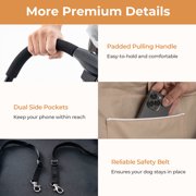 Gymax Double Pet Stroller for 2 Dogs or Cats w/ 2 Detachable Carriers Safety Belt