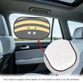 thumbnail image 4 of Garronmavis Cute Bee 2 Pack Car Window Shades Baby Window Shade Glare and UV Rays Protection Car Window Shades Easy Installation 20*12 in Universal Fit for Most Cars, 4 of 7