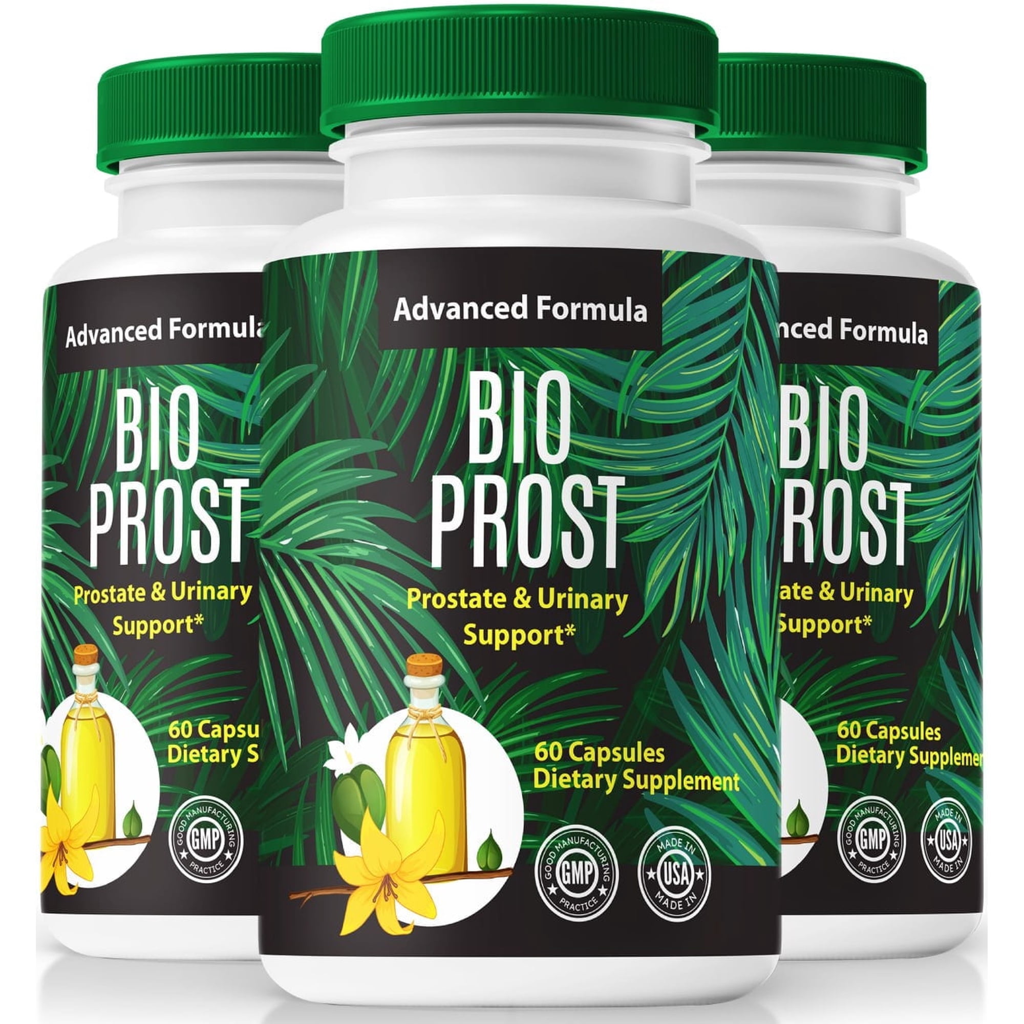 (3 Pack) BioProst Pills, Official Bio Prost Formula For Prostate & Urinary Support, BioProst Capsules, All Natural Supplement For Energy, Control and Overall Wellness, Reviews (180 Capsules)