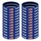 thumbnail image 3 of 24 pulseras de bandera patrióticas para eventos deportivos patrióticos y recuerdos de fiesta. EE.UU, 3 of 8