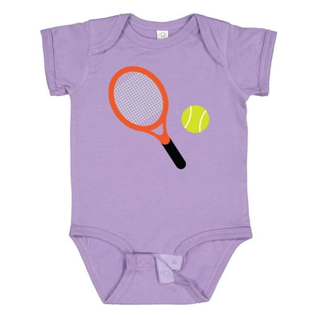 

Inktastic Tennis Racket and Ball Gift Baby Boy or Baby Girl Bodysuit