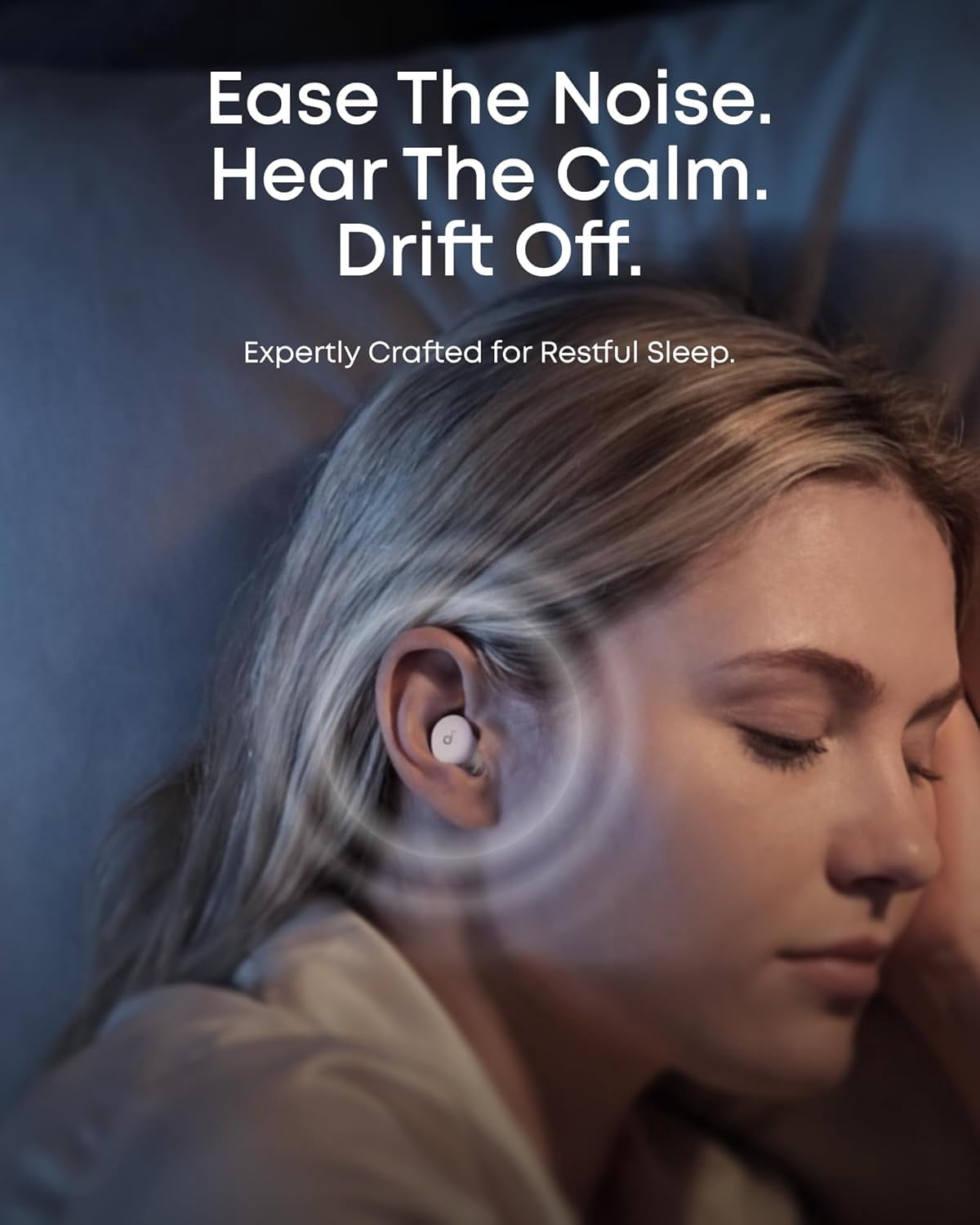 Soundcore Sleep A30, Smart Active Noise Cancelling Sleep Headphones, Adaptive Snore-Masking System, Ultra-Comfort for Side Sleepers