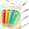 thumbnail image 4 of iaksohdu Syringe Injection Shape Ballpen 4Pcs/Set Doctor Nurse Gift Liquid Pen Ballpoint, 4 of 8