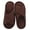 Brown, variant on Women Open Toe Fuzzy Slippers Cross Band Memory Foam Indoor Outdoor House Shoes