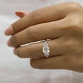 thumbnail image 6 of Jewelegant 2 Carat Asscher Cut Moissanite Diamond Ring - 5 Stone Moissanite Engagement Ring - Unique Anniversary Ring, 6 of 6