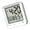 White, variant on Tibvox Bathroom Clock Kitchen Wall Clock with LCD Screens Shower Clock with Suction Cup,Temperature Calendar Water Resistant