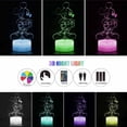 thumbnail image 2 of Lámpara de ilusión 3D de Mickey Mouse - Luz nocturna para niños con control remoto táctil - 16 colores cambiantes - Decoración de guardería - Regalo de cumpleaños ideal [Clase de eficiencia energética A+++] oso de fresa Electrónica, 2 of 4