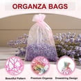 thumbnail image 3 of Uxcell Organza Bag, Sheer Colorful Coral Mesh Bags Drawstring Gift Bags Party Favor Bags Jewelry Pouches White-Gold 3.5" x 4.7", 3 of 6