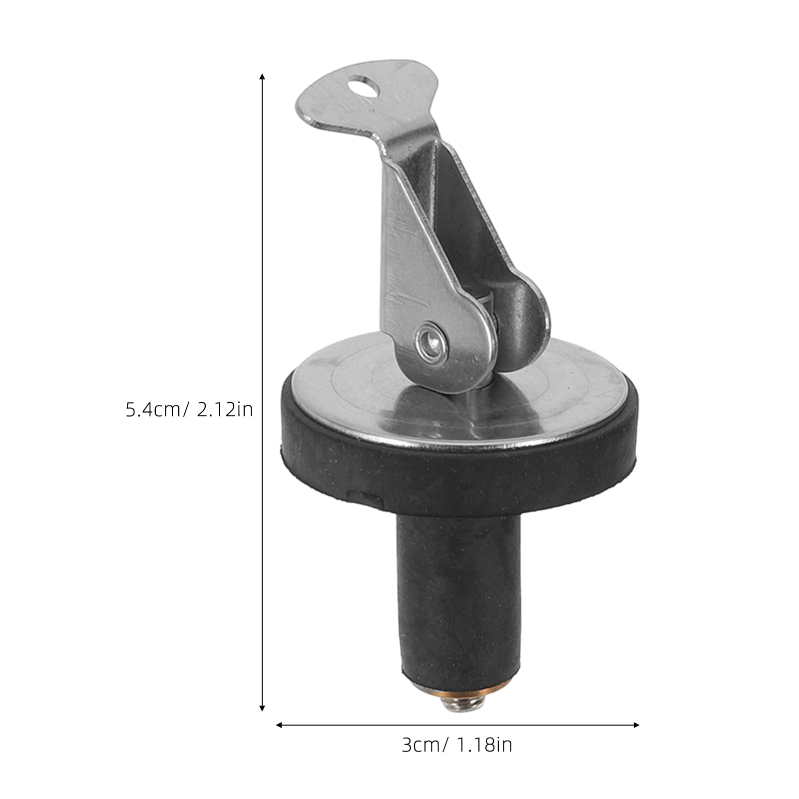 DEEPCRAFF 2-Pack Kayak Drain Plugs Rubber Boat Scupper Stoppers Push-In Marine Drain Stopper Accessories