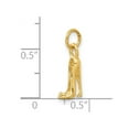 thumbnail image 2 of Finest Gold 14K 3D French Slipper Charm, 2 of 3