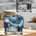 thumbnail image 4 of Whosucclay Blue Marble Print Microwave Dust Cover Tear Resistant Protective Oven Cover Scratch Resistant Easy to Clean Home Decoration Accessories 20.9" x 15.7" x 12.4"inches-L, 4 of 7