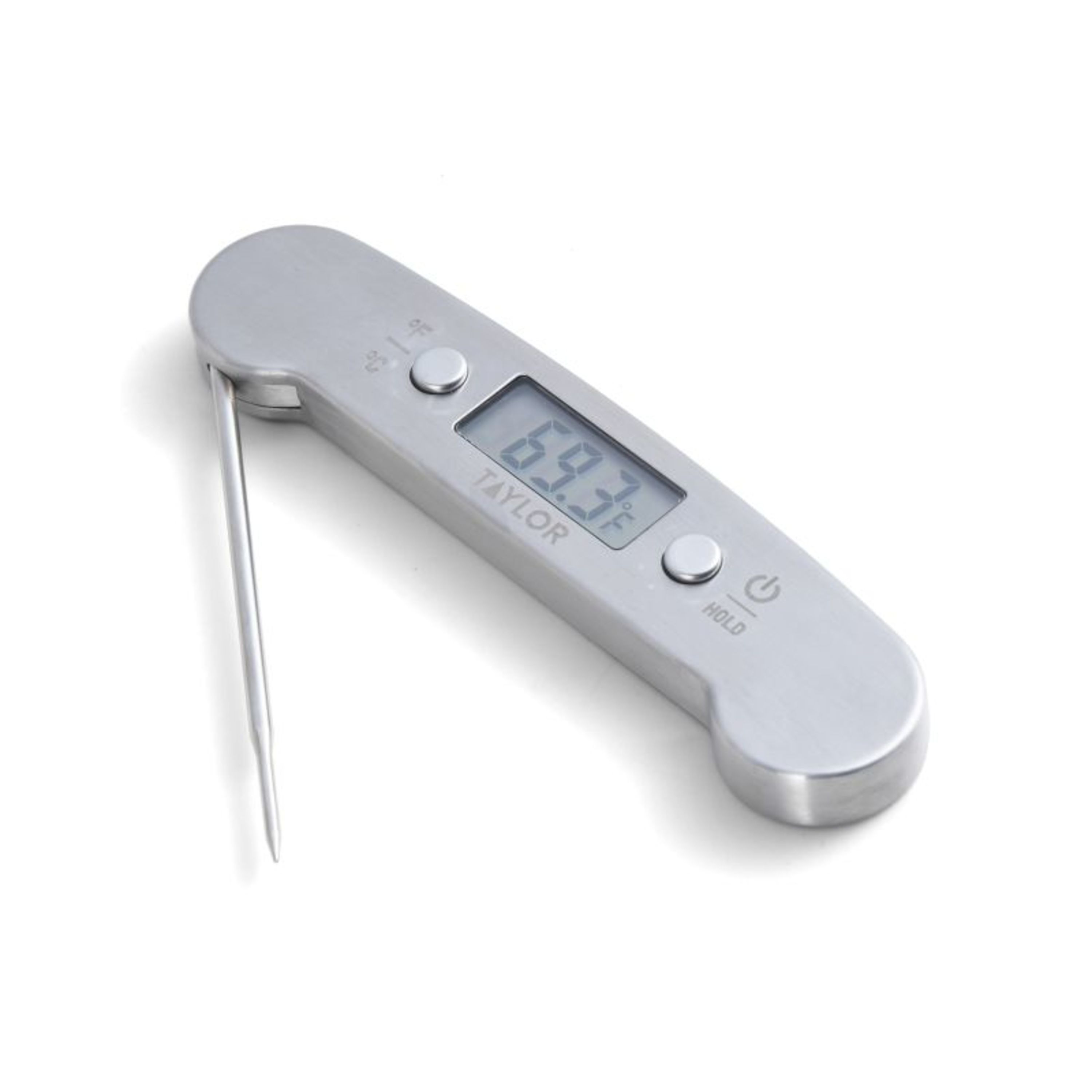 Talylor Pro Folding Pen Digital Thermometer Stainless Steel - image 2 of 9