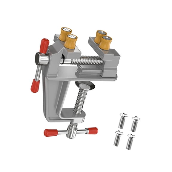 360°Swivel Cast Iron Bench Clamp, Multi-Purpose Grinder Drill Press Accessory Home Tool