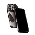 thumbnail image 5 of DesignSkinz Scratch-Resistant Hard Slim Case Compatible with iPhone 16 (Compatible with MagSafe) - Modern Cowhide Chic V8, 5 of 9
