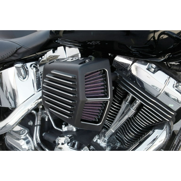 K&N Cold Air Intake Kit: High Performance, Guaranteed to Increase Horsepower: 2008-2017 HARLEY DAVIDSON (Softail, Heritage, Fat Boy, Breakout, Road King, other select models)57-1134S