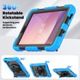 thumbnail image 5 of For Lenovo Tab M8 4th Gen Case 8 inch 2024/2023, 360 Rotating Shockproof Cover with Stand, Screen Protector, Shoulder Strap, Sky Blue, 5 of 7