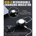 thumbnail image 4 of Llavero retráctil magnético LED LIUGX, 250 lúmenes, USB-C, 4 of 7