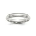 thumbnail image 3 of Ladies or Mens Comfort Fit 4mm Milgrain Wedding Band Ring in Sterling Silver for Women, 3 of 4