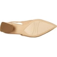 thumbnail image 5 of Franco Sarto Women's L-Racer Slingback Pumps Beige Nude 7M, 5 of 5