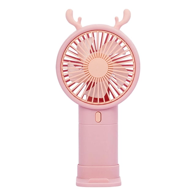 Ventidor de portátil electryouke, ventidor , recargable por USB para viajes al aire libre Rosado perfecl Ventilador de mano