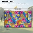 thumbnail image 7 of Uorisanigo Golf Cart Seat Cover, Universal Colorful Hibiscus Tropical Golf Cart Seat Blanket for EZGO, Club Car and More 2-Seat Carts, Breathable Fabric Seat Towel with 4 Pockets, 7 of 7