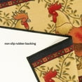 thumbnail image 2 of Custom Size Anti-Slip Low Pile Rooster Beige Animal Design for Indoor Mat Rug Hallway Entryway Stairway Bedroom Kitchen ( Rooster Beige, 2'2" x 3' ), 2 of 5