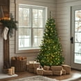 thumbnail image 4 of National Tree Company 6 ft Pre-Lit Linden Spruce Full Artificial Christmas Tree, 250 LED Lights, 600 Tips, Includes Stand, Green, 4 of 9