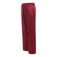 thumbnail image 5 of TTUHYWXI Womens Wide Leg Pajama Pants Satin Silk Casual Loose Elastic Waist Lounge Pants Pj Bottoms (Wine, M), 5 of 9