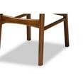 thumbnail image 5 of Baxton Studio Katya Mid-Century Modern Walnut Brown Finished Wood 2-Piece Bar Stool Set, 5 of 7