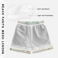 thumbnail image 3 of FORMRS Boys Swim Trunks Quick Dry Mesh Liner Boardshorts Sizes XS-XL, Gray Seashell, 3 of 7