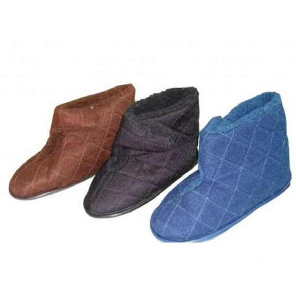 Men's Bootie Slippers for Swollen Feet-Only Size Small (7-8)